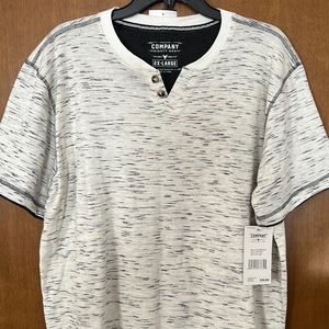 NWT Company Eighty One Off White Tee Shirt size 2X-Large